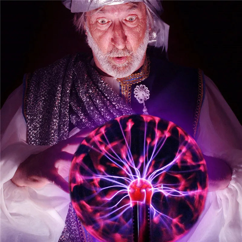 Bola de Plasma Mágica - Tecnologia e Elegância em um Presente Criativo